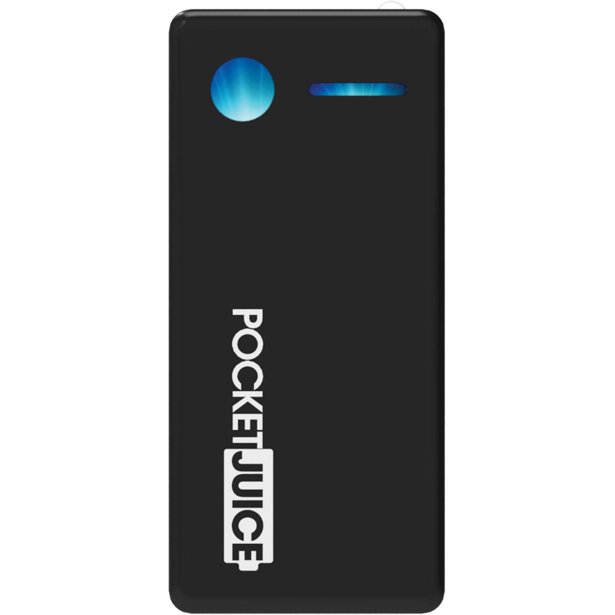 Pocket Juice 4000mAh Power Bank, Black - Walmart.com - Walmart.com