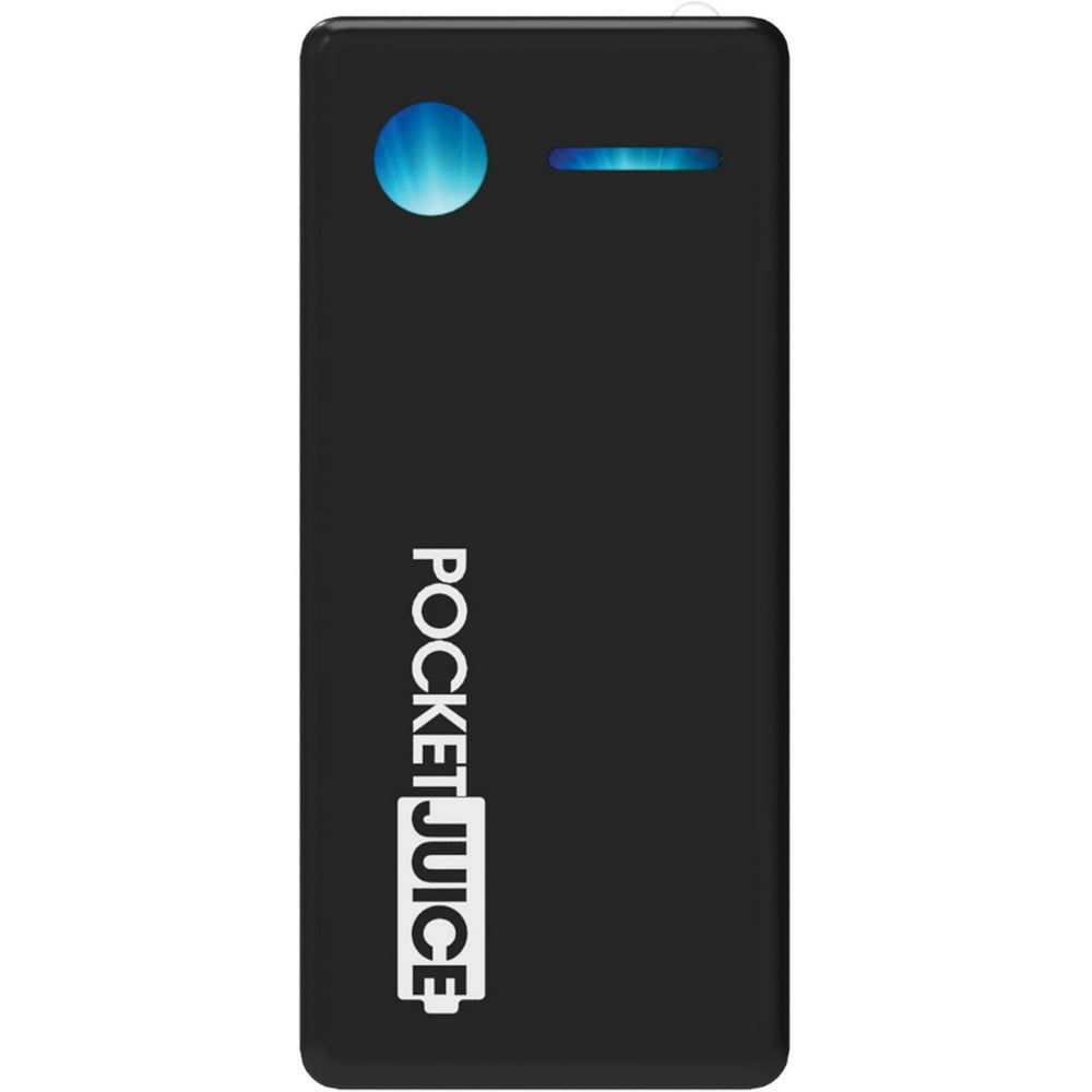 Pocket Juice 4000mAh Power Bank, Black