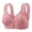 Hot Pink, variant on Front Closure Bra Hides Back Fat Full Back Coverage Bra with Shapewear Plus Size Push Up Sports Bra