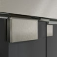 thumbnail image 6 of Encore 56-60 Inch W x 58 Inch H Semi Frameless Bypass Sliding Tub Door in Brushed Nickel and Gray Glass, 6 of 9