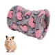 thumbnail image 5 of Winter Little Pet Tunnel, Winter Hedgehog Tunnel Super Comfortable Strong Warmth  For Pets ANGGREK Pase sencillo Grey Love, 5 of 8