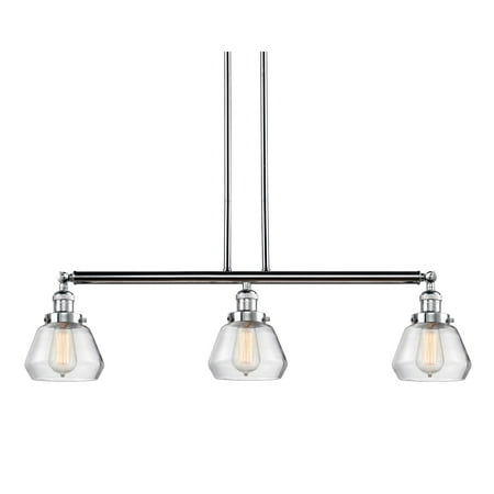 

Innovations Lighting 213-S Fulton Fulton 3 Light 39 Wide Linear Chandelier - Chrome