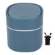 thumbnail image 1 of Mini bote de basura de escritorio para almacenar residuos, bote de limpieza con tapa para mesa de café, tocador, escritorio, encimera, color azul, 1 of 15