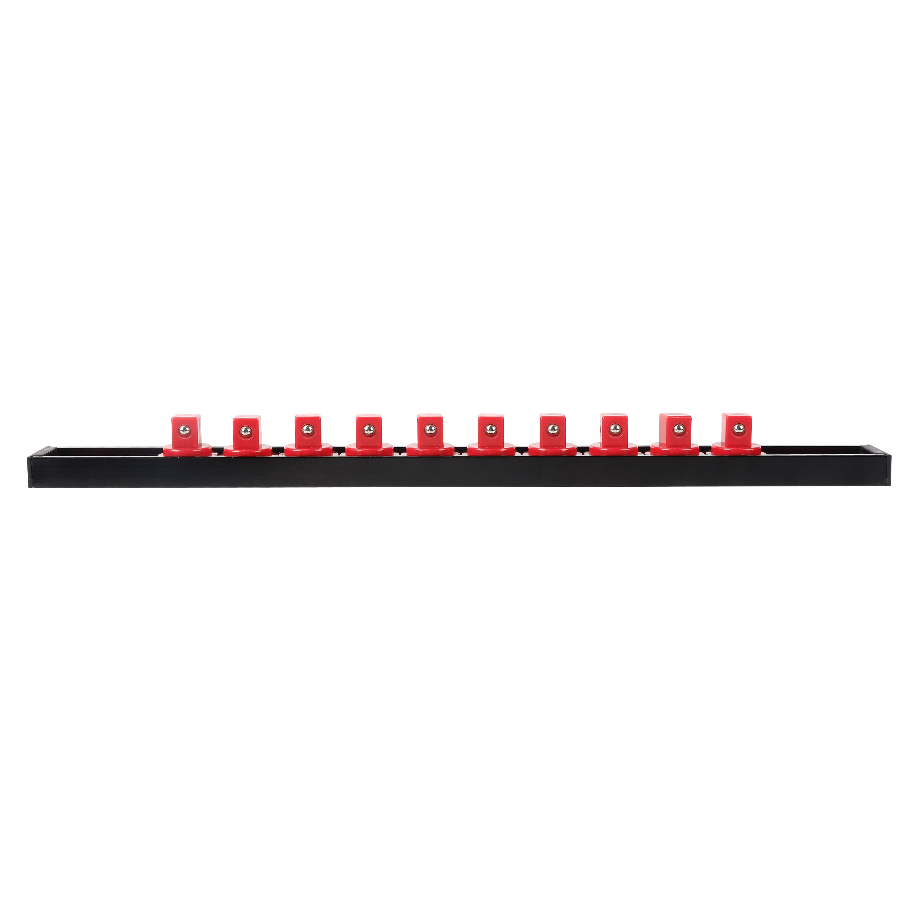 Hyper Tough 3/8-inch Drive Socket Rail Organizer, Red
