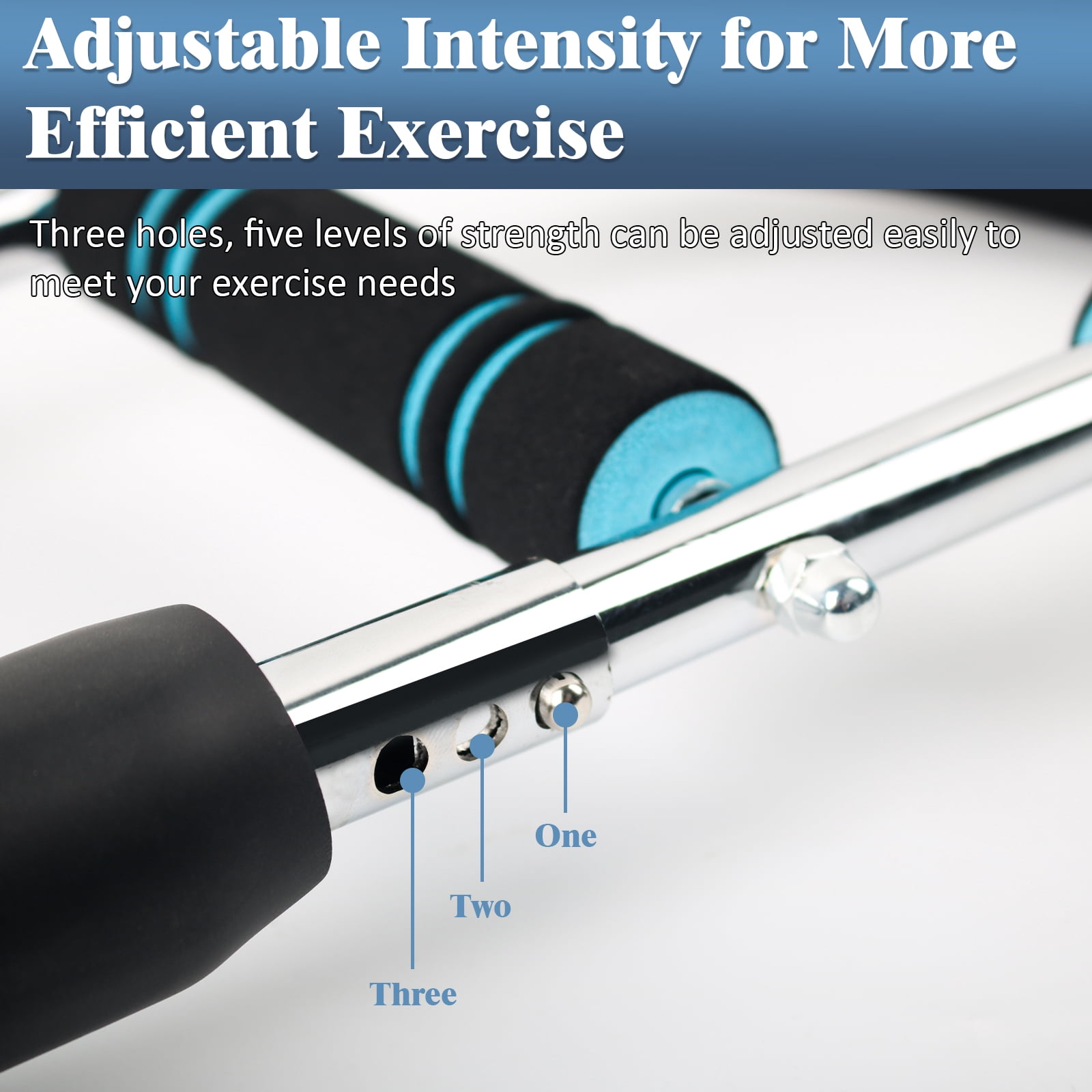 Twister Arm Trainer for Upper Body Workout – 90-160lb Adjustable Resistance Strength Training Bar for Chest, Biceps, Shoulders & Forearms | Home Gym Equipment for Men