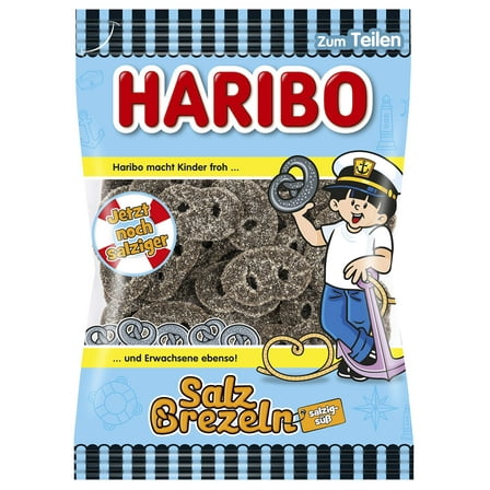 Haribo Salty Licorice Pretzels YYF14 200 g