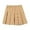 czb# Beige1469, variant on CUZIBR Girls Pleated Skirts Striped School Uniform Casual Dailywear Elastic Waist Solid Color High Waist Spring Mini Skirt For Teen Girls,White,4-5 Years
