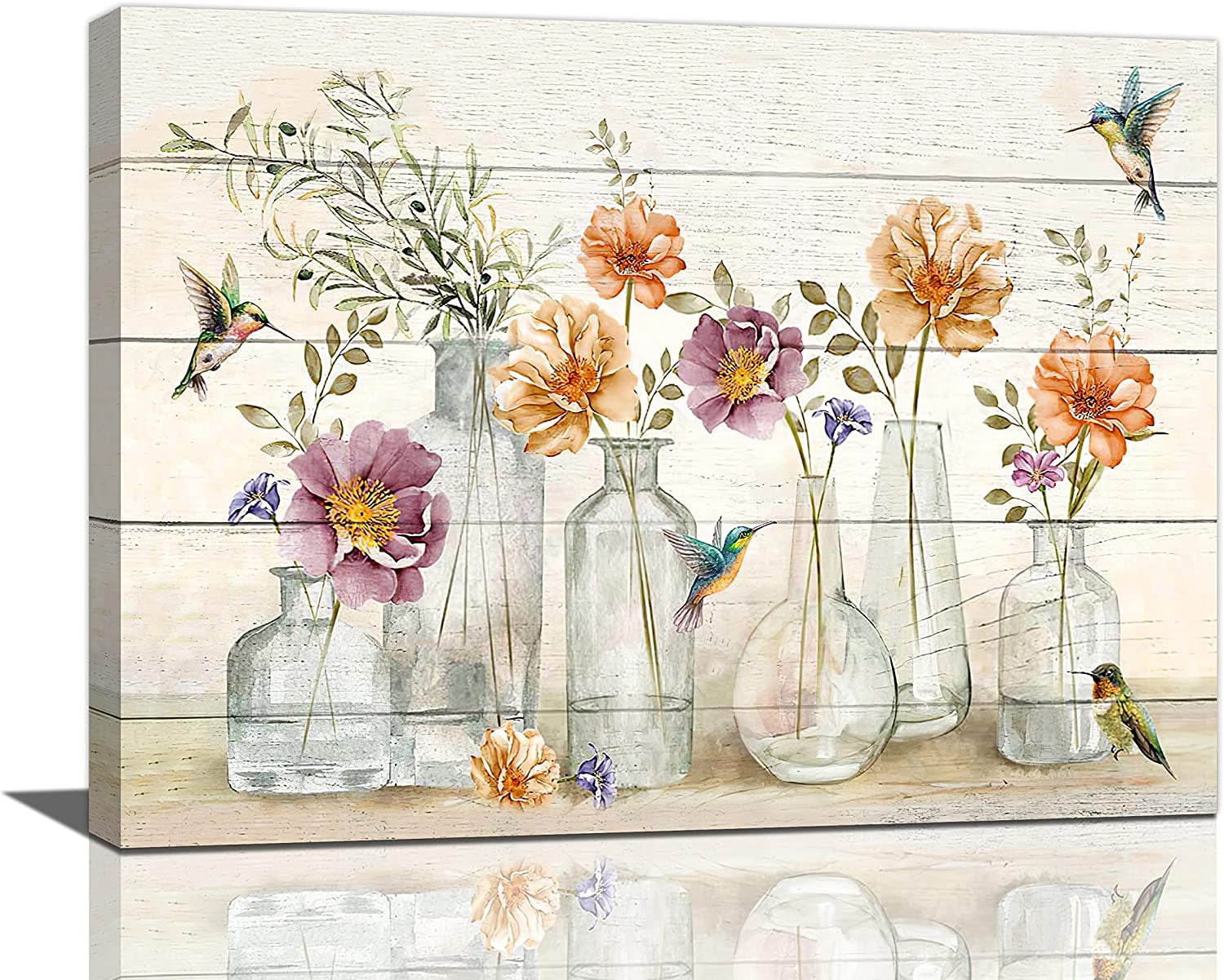 Bathroom Decor Wall Art Rustic Floral Bathroom Pictures for Wall ...