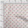 thumbnail image 2 of oneOone Rayon White Fabric Florals Sewing Craft Projects Fabric Prints By Yard 56 Inch Wide, 2 of 4