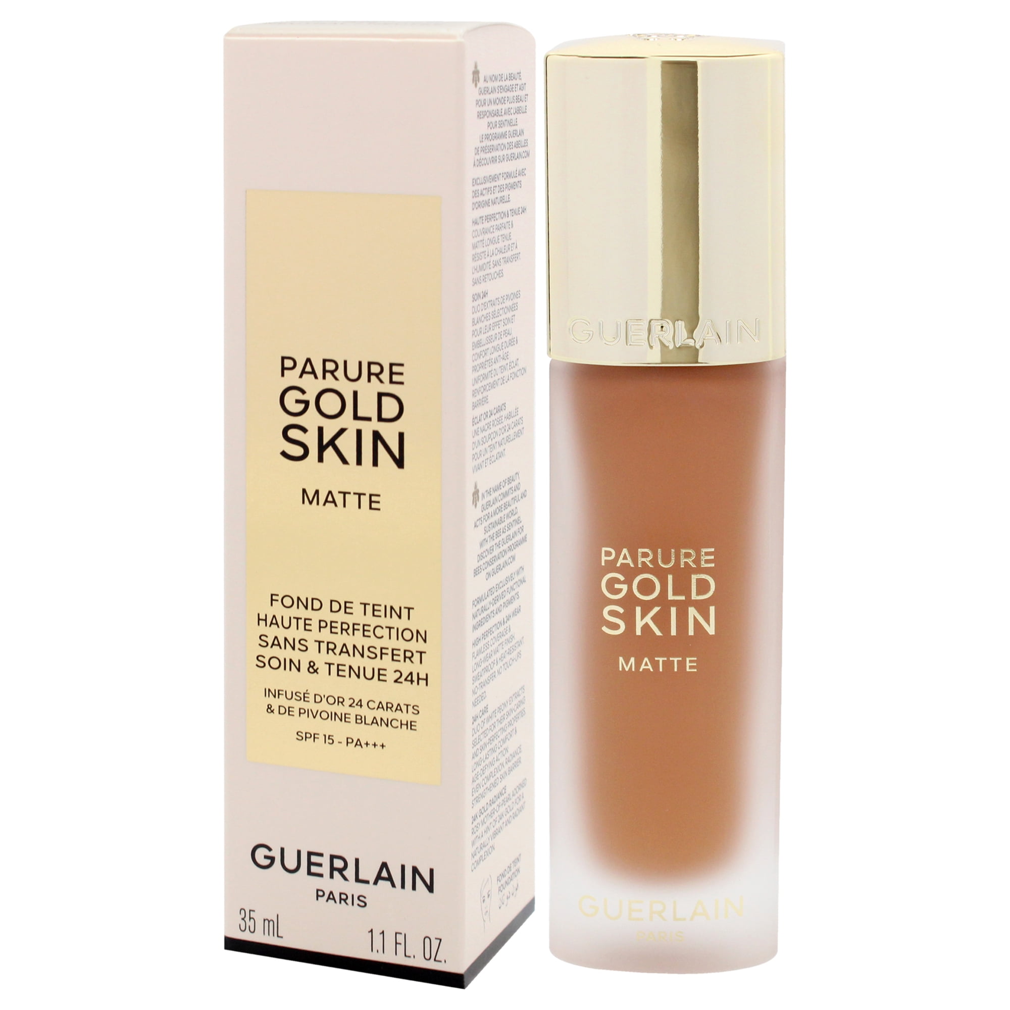 Guerlain Parure Gold Skin Matte 24H Wear No-Transfer Foundation SPF 15 - 5N Neutral , 1.1 oz Foundation