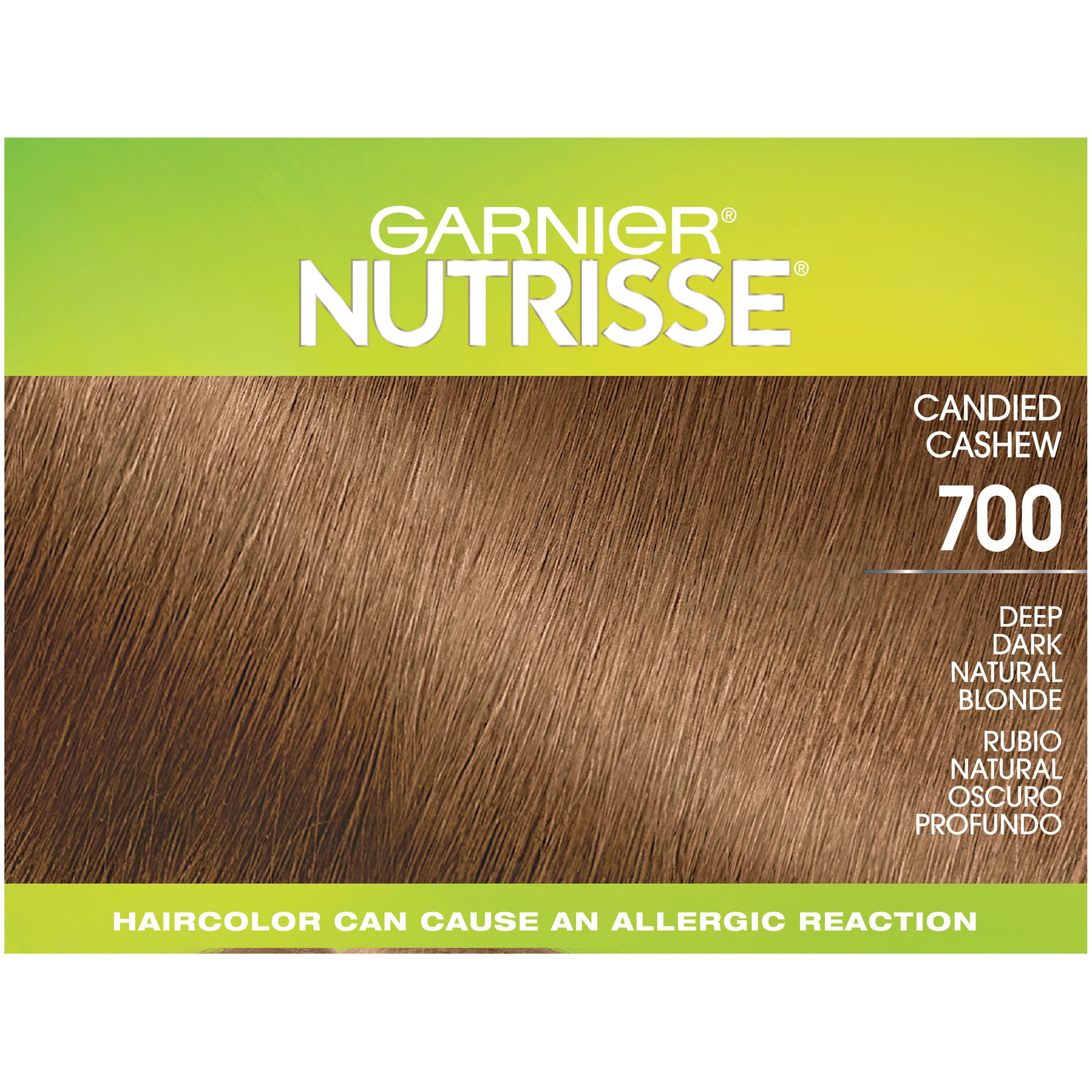 Garnier Nutrisse Ultra Coverage Nourishing Hair Color Creme, 700 Candied Cashew