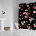 thumbnail image 3 of Waterproof Pioneer Shower Curtain 72x84 Inch Polyester Unique Cute Floral Shower Curtain for Bathroom Hotel Home Decor with 12 Plastic Hooks, 3 of 5