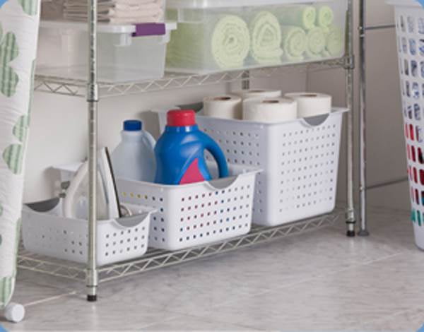 Sterilite Deep Ultra Storage Basket (6 Pack) + Large (6 Pack) + Small (12 Pack) - 3