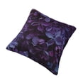 thumbnail image 2 of Rateoe Lilac Pattern Throw Pillow Cover Premium Pillow Stuffer Sham Square for Decorative Cushion Bed Couch Sofa(Pillow insert not included), 2 of 8