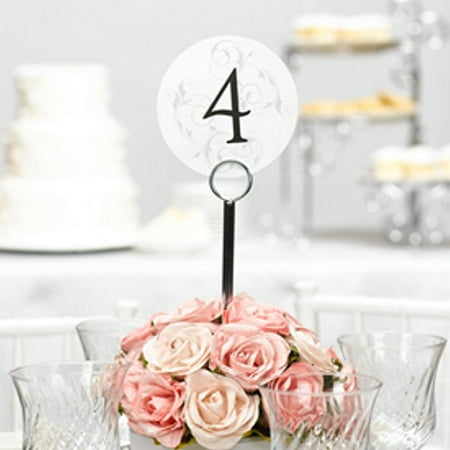 Wedding Filigree Table Number Cards