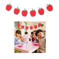 thumbnail image 2 of Practical Letter Printed Decoration Use Banners Creative Bunting Banners Red Apple Pattern Party Supplies, 2 of 7