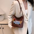 thumbnail image 5 of Jiibva Cute Dachshund Bucket Bags Women Leather Handbag Casual Commute Shoulder Bag Crossbody Bags Storage Messenger Bags, 5 of 7