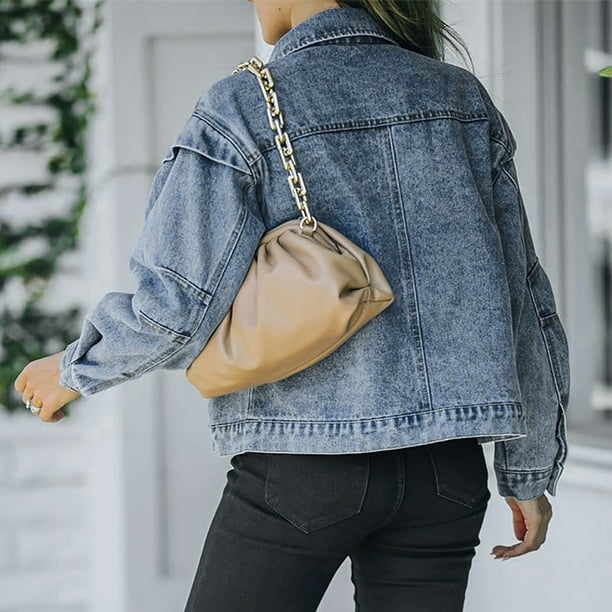 Fitted stretch hotsell denim jacket