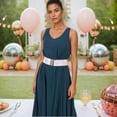 thumbnail image 2 of SRZYMJ Womens Plus Size Stretchy Waist Belts Metal Interlock Buckles Sequins Decor Belts for Dresses, 2 of 4