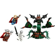 هجوم LEGO Marvel على New Asgard ، لعبة Thor Buildable Toy 76207