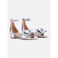 thumbnail image 2 of Wonder Nation Little and Big Girls Fashion Bow Heel Dress Shoes, 2 of 4