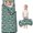 Pointer and Floral Blue Pattern, variant on Basset Hound and Wildflower Blue Teens Toddler Nap Mat with Pillow, Sleeping Mat Bag for Preschool Daycare 59"x22"