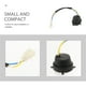thumbnail image 2 of BRIGHTFUFU Arnés de cableado de luz de motocicleta, enchufe para faro de motocicleta, adaptador de arnés de bombilla de luz de motocicleta, 2 of 8
