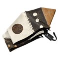 thumbnail image 6 of FORMRS Travel Umbrella Folding Auto Open Close Windproof Rain UV Protection, Beige Abstract Dots, 6 of 8