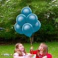 thumbnail image 2 of PMU Balloons 11 Inch PartyTex Sapphire Blue Latex Pkg/25, 2 of 7