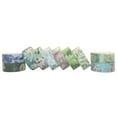 thumbnail image 3 of YUBX Garden Flower Washi Tape Set 10 Rolls Blue Purple Floral Decorative Masking Tapes (Calm Colors), 3 of 11