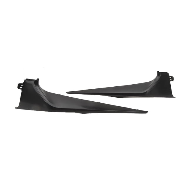 2 Pcs Front Bumper Grill Lower Molding Trim 52113‑02030 Matte Black Replacement for Toyota Corolla SE XSE 2019 to 2023