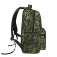 thumbnail image 3 of Easygdp Green Camouflage Skull Mochila Ergonómica Versátil para Laptop - Múltiples Bolsillos, Correas Ajustables, Unisex para Escuela, Viajes y Actividades al Aire Libre-One Size, 3 of 5