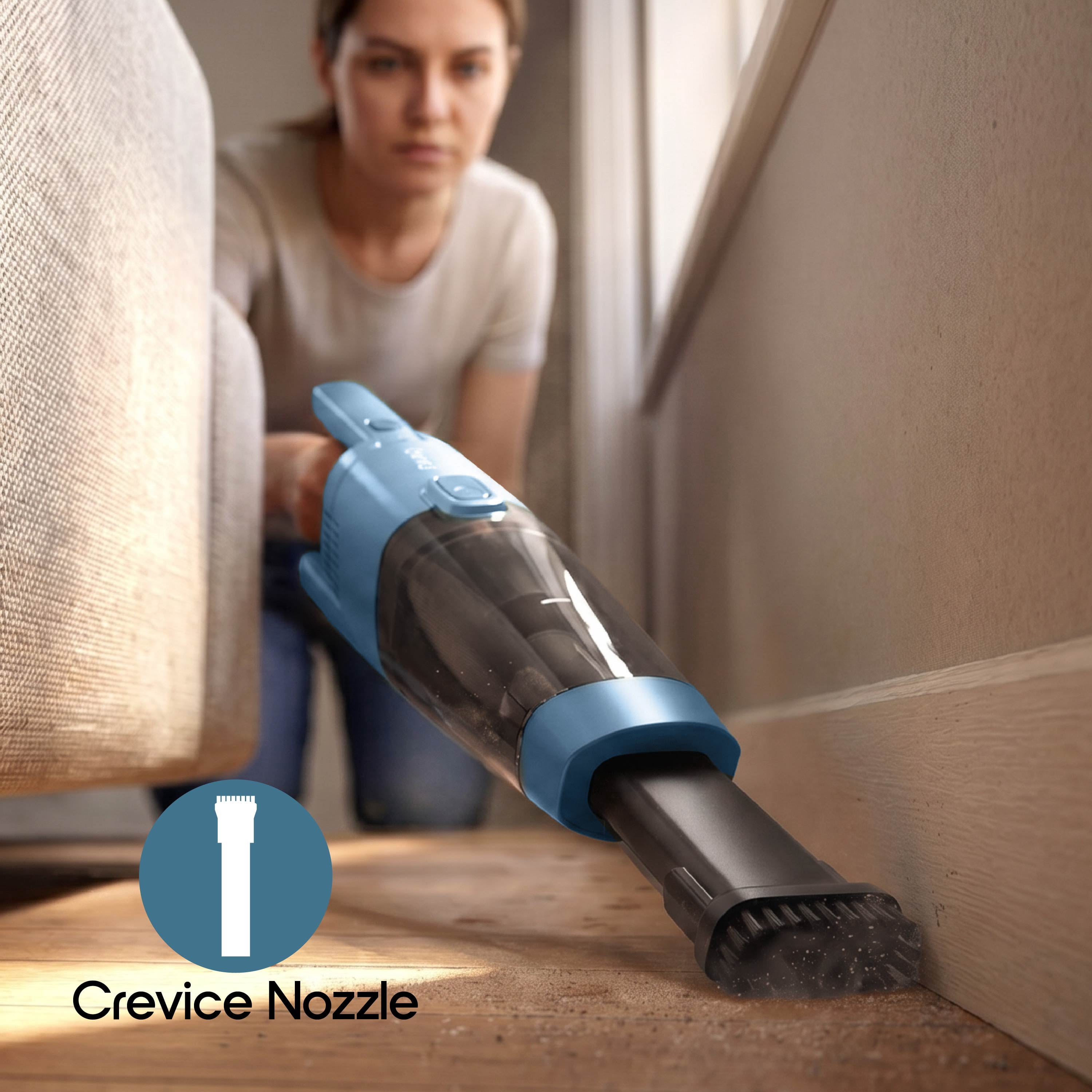 IonVac PowerMax Hand Vacuum, 5V Cordless Handheld Vacuum Cleaner with Multiple Attachments, Model #30836