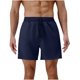 thumbnail image 2 of pstuiky Pantalones cortos de gimnasio para hombre, Pantalones cortos casuales de verano para hombre, de color liso, con cintura elástica y bolsillo con cordón., 2 of 7