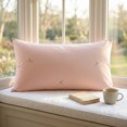 thumbnail image 5 of Unique Bargains 2 Pcs Cotton Pillowcase Cooling Envelope Closure Wrinkle Resistant Pink, 5 of 5