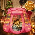 thumbnail image 2 of Tienda de campaña TooyBing Pop Up Princess con luz de estrella de 1 a 3 años, 2 of 8