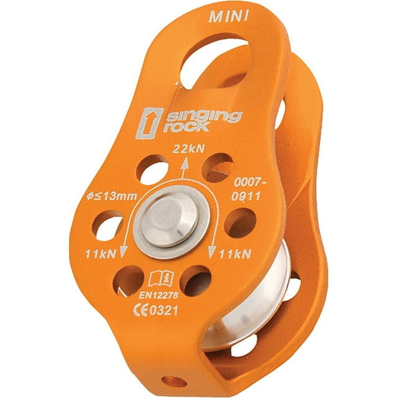 Singing Rock Mini Roll Pulley: Compact and Efficient Pulley for Climbing and Rigging