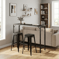 thumbnail image 3 of TLSUNNY 47'' Bar Table, Narrow Long Kitchen Dining Table, Sturdy Metal Frame, Outdoor Patio Counter Height Table, Rectangular, 3 of 12