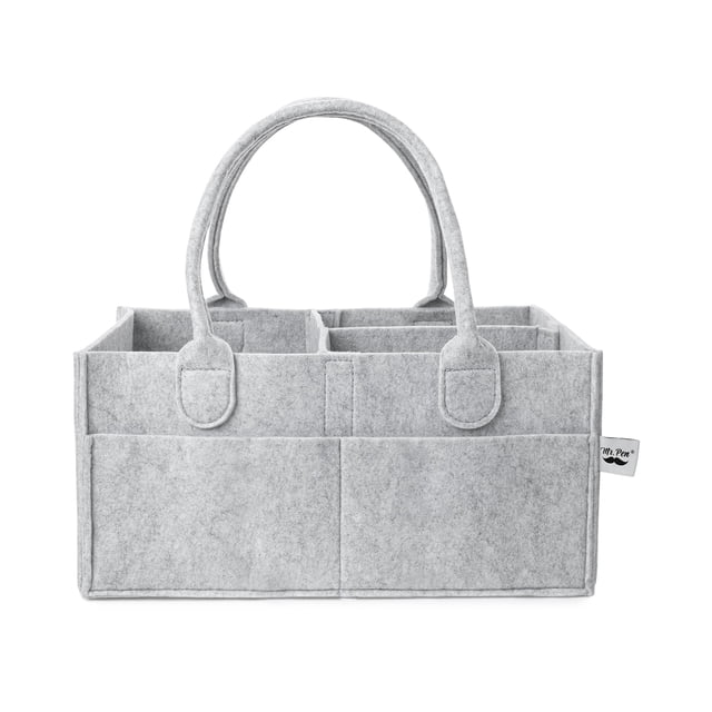 Organizador portátil para pañales de bebé Mr. Pen, gris, 32 x 25 x 16 cm