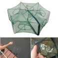 thumbnail image 1 of Fishing Bait Trap Foldable Fish Minnow Crayfish Shrimp Net Trap Cast Net Dip Cage Collapsible Easy Use Hexagon 6 Hole Fishing Accessories, 1 of 10
