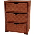 thumbnail image 2 of Oriental Furniture Natural Fiber Chest of Drawers, 3 Drawer, Honey color, 2 of 2