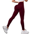 thumbnail image 5 of Women's Texture Peach Hip Lifting Yoga Pants Tight Fit Sports Without Lines, 5 of 7