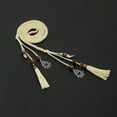 thumbnail image 3 of Zhaomeidaxi 3 Pieces Womens Waist Belt Woven Tassels Chain Belt Tassel Rope Skinny Belt for Skirt Dress, Christmas Party, 3 of 5