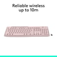thumbnail image 4 of Teclado inalámbrico Logitech K270 para Windows de tamaño completo Rose, 4 of 8