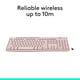 thumbnail image 4 of Teclado inalámbrico Logitech K270 para Windows de tamaño completo Rose, 4 of 8