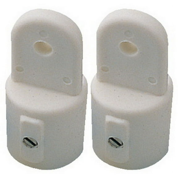 (Price/PK)Sea-Dog 2731011 External Eye End, 7/8" White, Pair, 273101-1