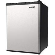 Kuppet Upright Freezer, Compact Reversible Single Door Table Top Mini Freezers for Ice Cream, Breast Milk, Sea Food, Adjustable Removable Shelves, 2.1CU.FT (Black)