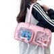 thumbnail image 1 of Dibujos Animados Mujeres PU Ita Con Ventana Transparente Chic Hobo Bag (), 1 of 9