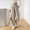 Beige, variant on Womens Wide Straight Leg Work Pants Casual Slacks Business Office Trousers Button Dress Pants M