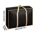 thumbnail image 1 of Oversized Moving Bags, Packing Storage Organizers, Reusable Spun Cloth Laundry Bags, Heavy-Duty Carrying Straps, Secure Closure, for Home Organization and Travel, 1 of 1